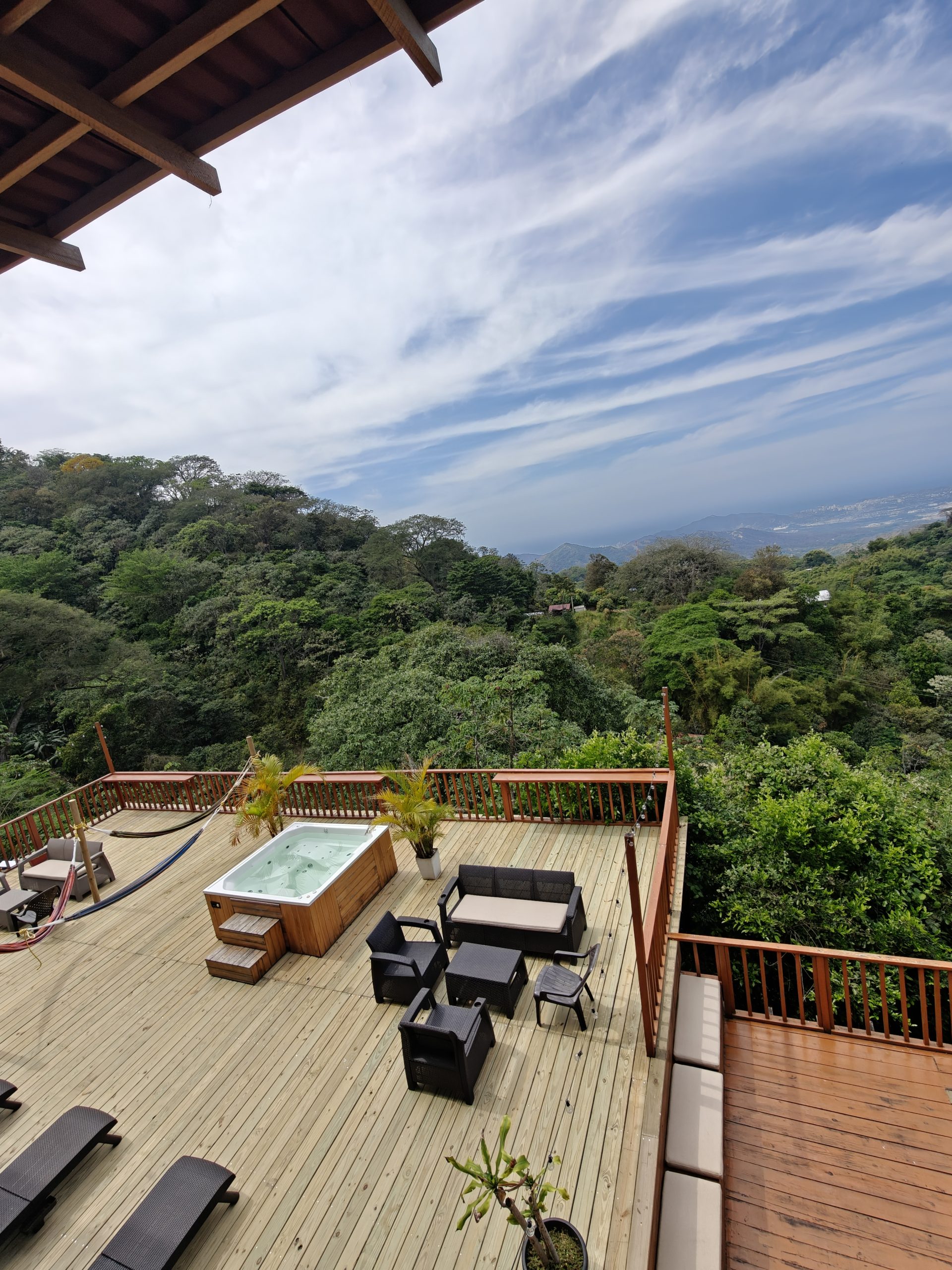 Vista panorámica del chalet